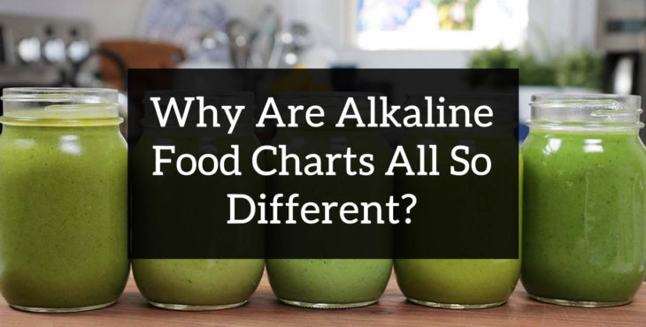 Difference in Alkaline Food Charts