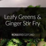 greens and ginger stir fry