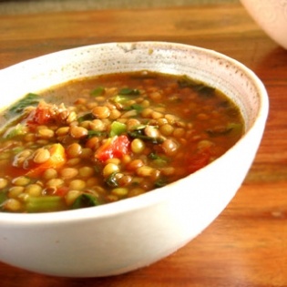 Alkaline Diet Recipe #89: Tunisian Chickpea Soup - Live ...