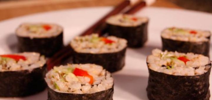 Avocado Sushi with Brown Rice