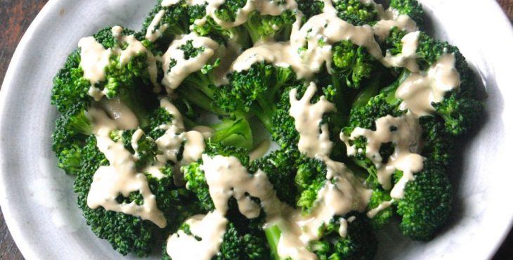 alkaline recipe: broccoli & tahini