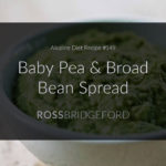 baby pea broad bean dip featured image