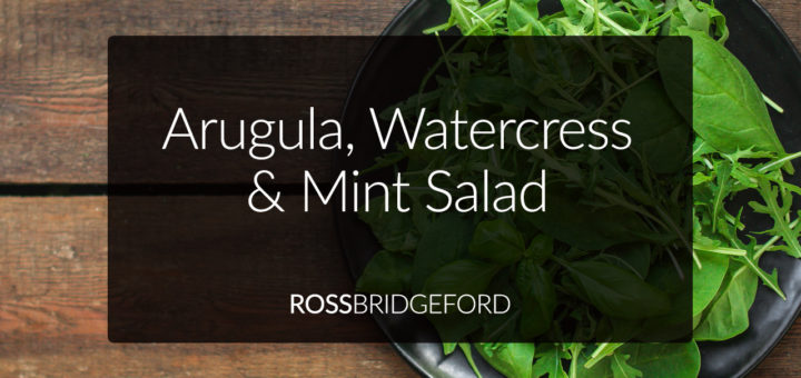 rocket-watercress-mint-salad