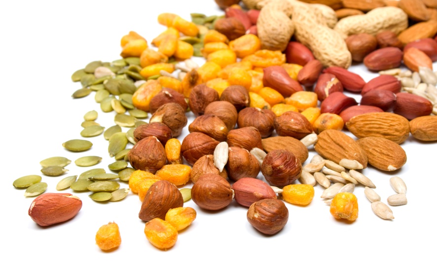 Mixed alkaline nuts and seeds