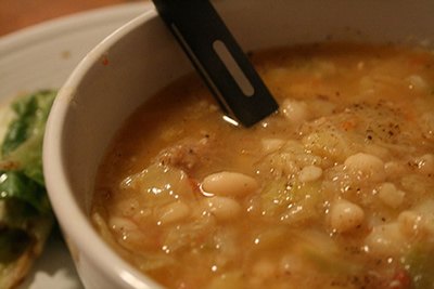 Alkaline Tuscan Bean Soup