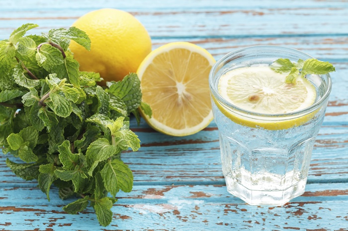 lemon with mint