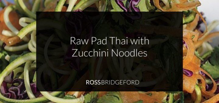 Asian Raw Zucchini Noodles