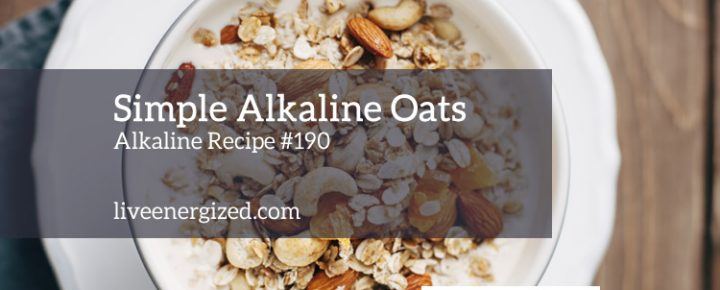 alkaline oats bowl