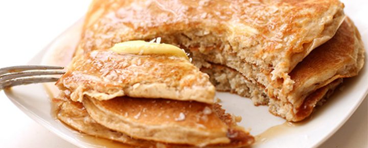 buckwheat and pumpkin breakfast pancakes