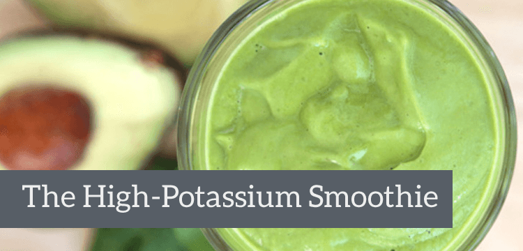 High Potassium Smoothie title