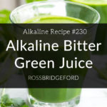 alkaline bitter green juice