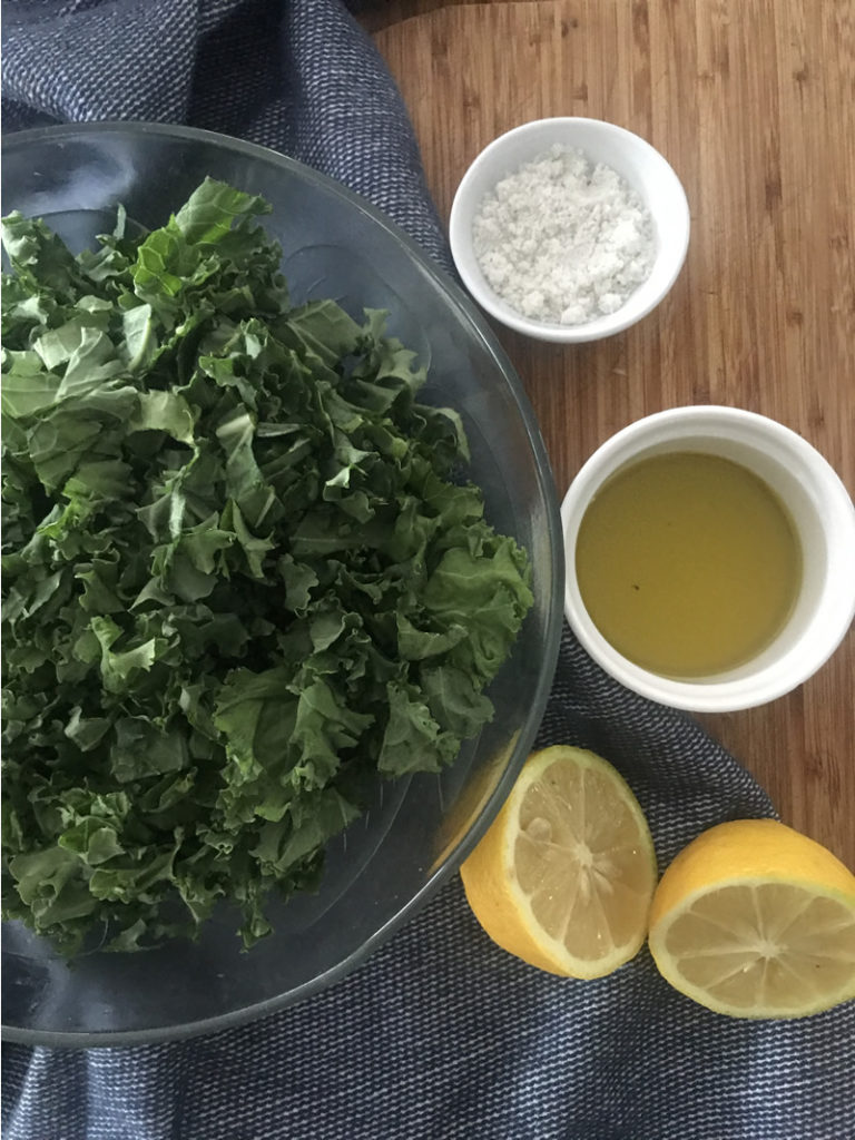 massaged kale ingredients