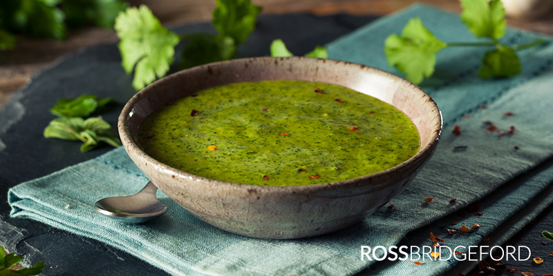 photo of broccoli soup