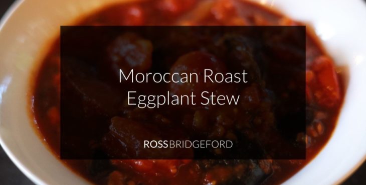 Featured Moroccan Roast Eggplant Stew Recipe
