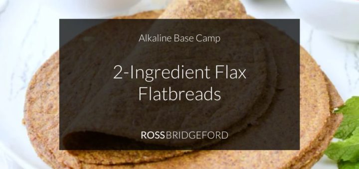 2 ingredient flax wraps