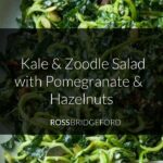 Main picture of kale and zoodle salad