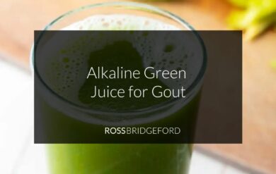 Main: Alkaline Green Juice for Gout Closeup