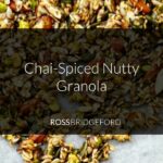 Chai-Spiced Nutty Granola close up