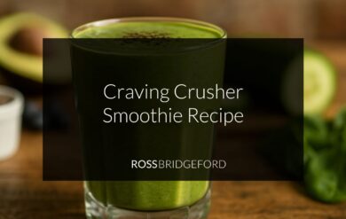 close up of smoothie